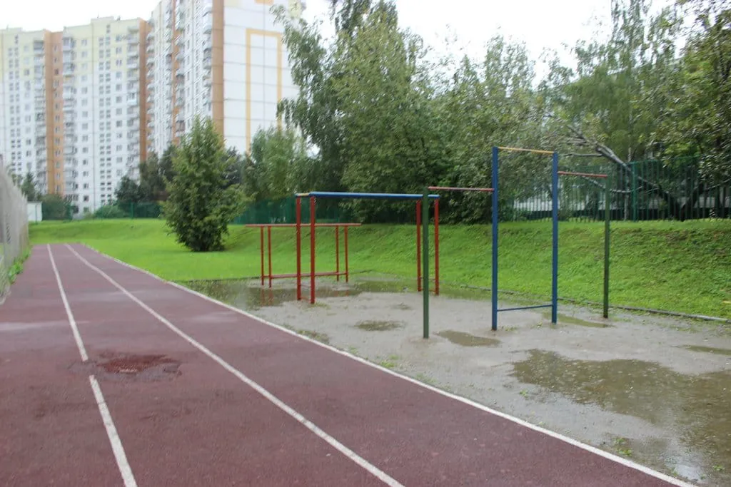 Спортивная площадка с беговой дорожкой, фото 3