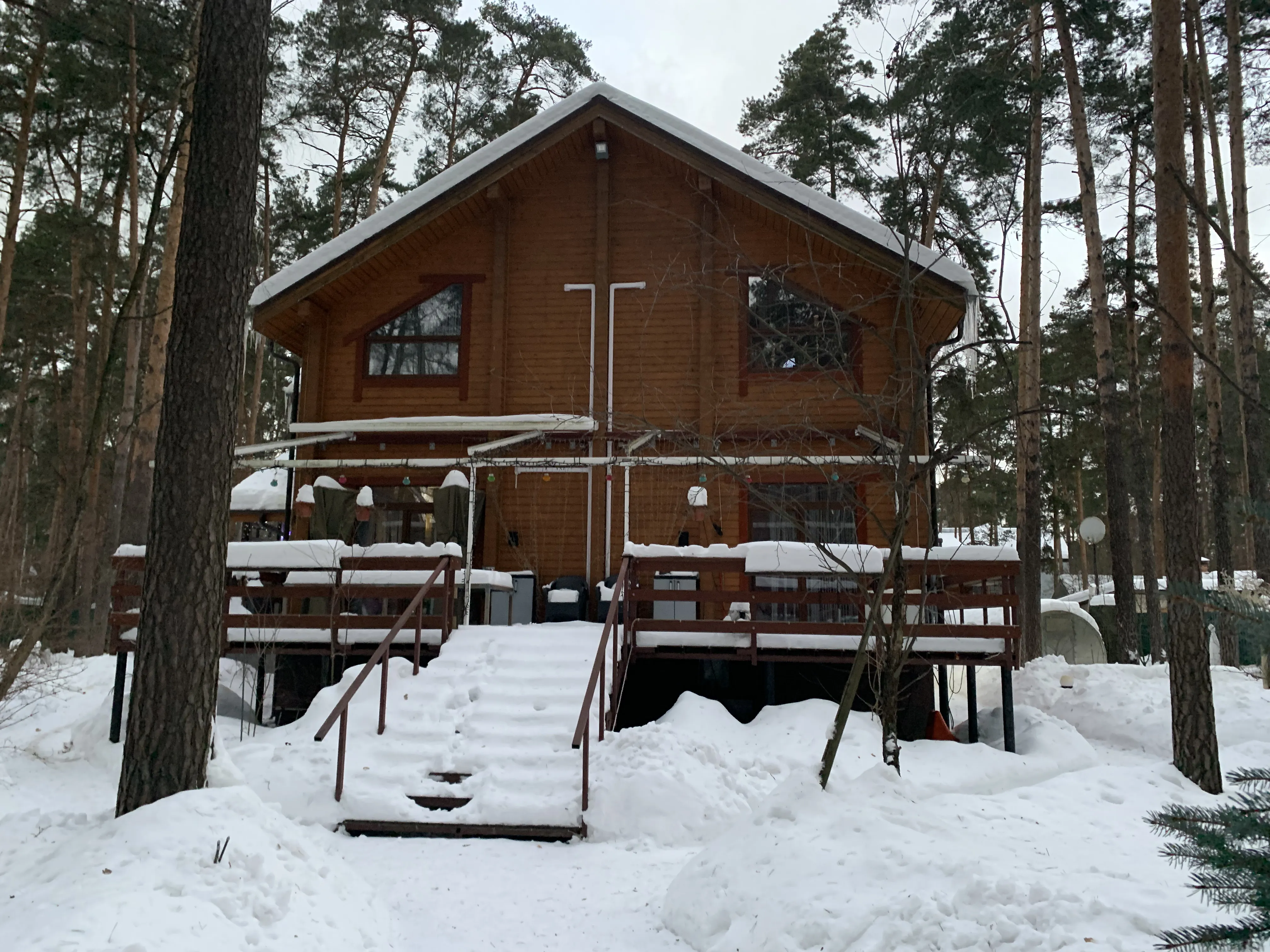 Деревянный дом в лесу, фото 21