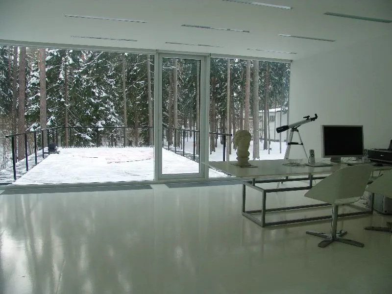Хай-тек дом в лесу, фото 16