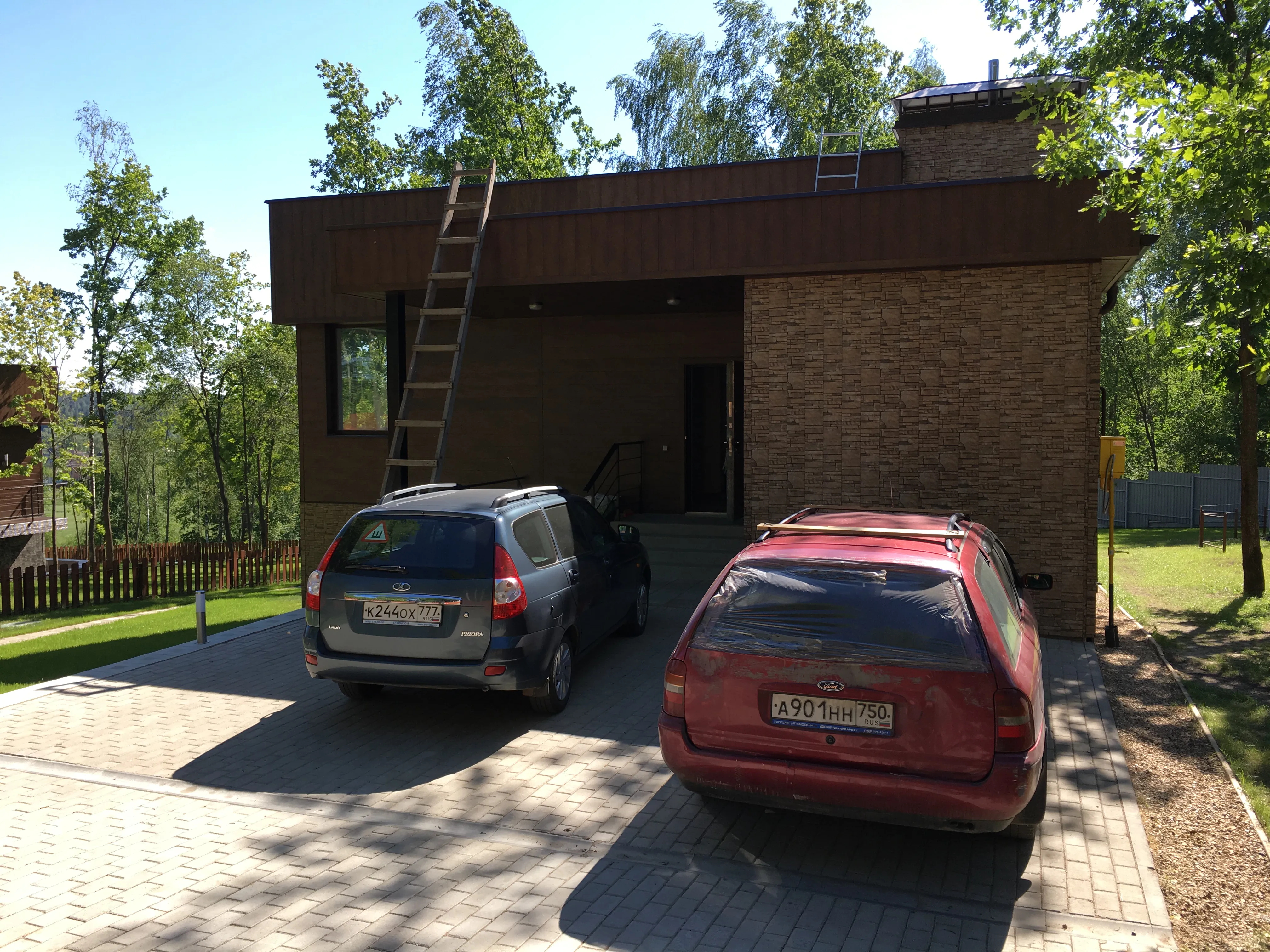 Загородный дом с террасами-консолями, фото 13