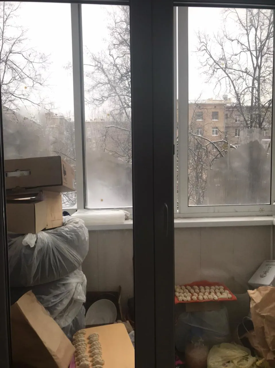 Хрущёвка со снегом за окном, фото 24
