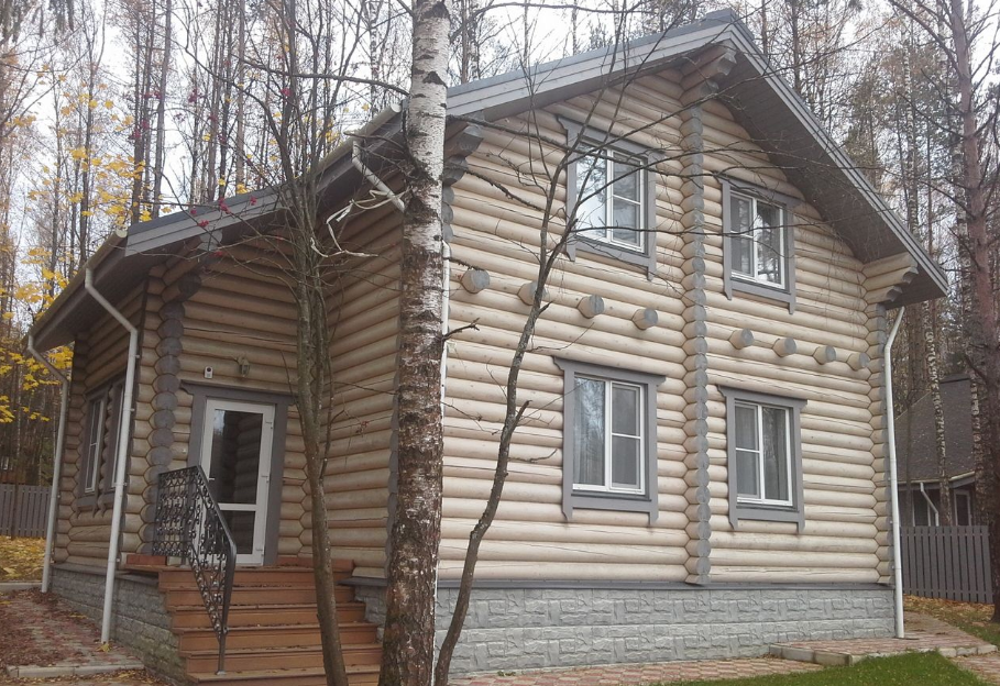 Бревенчатый коттедж Сосна, фото 1