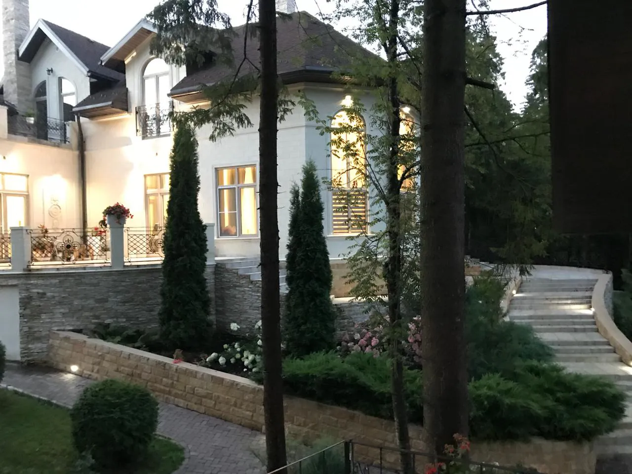 Загородный дом с террасами, фото 7