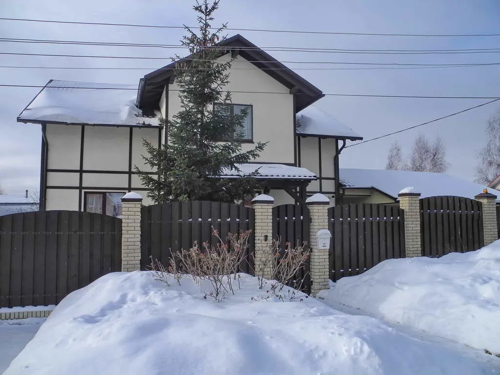 Загородный дом с елками, фото 7