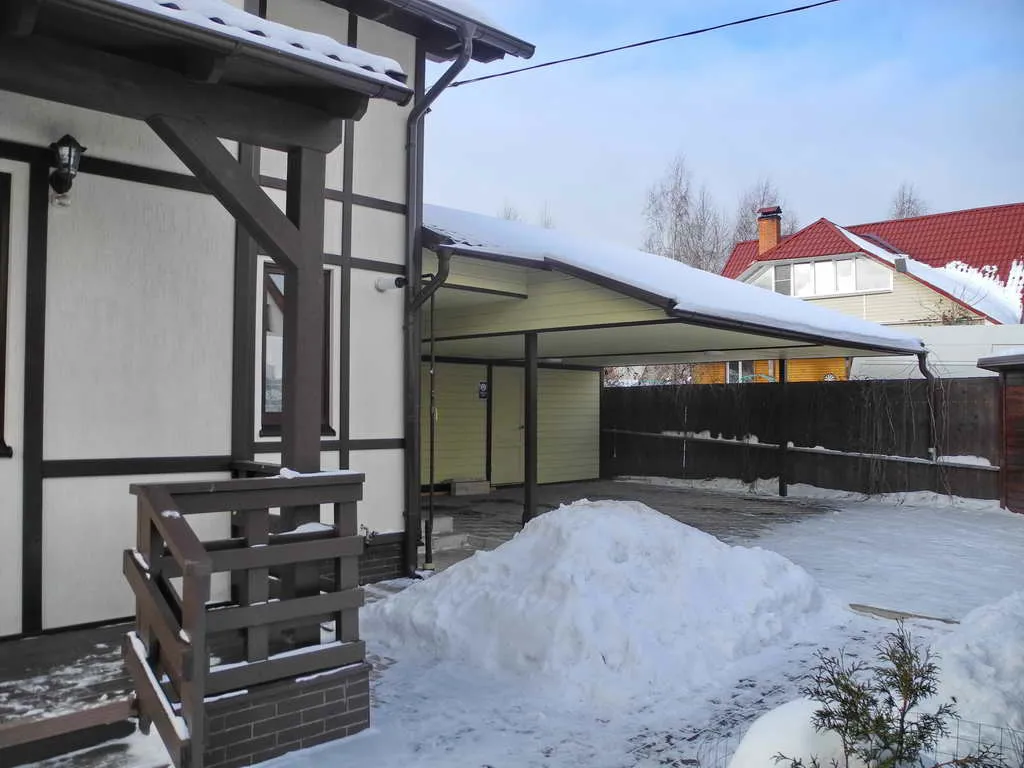 Загородный дом с елками, фото 8