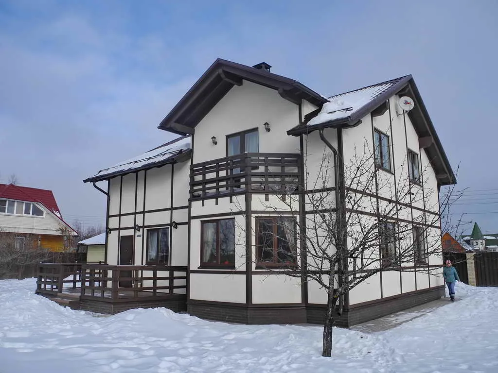 Загородный дом с елками, фото 11
