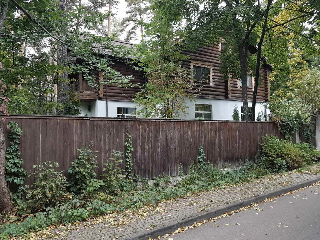 Бревенчатый дом с аркой, фото 2