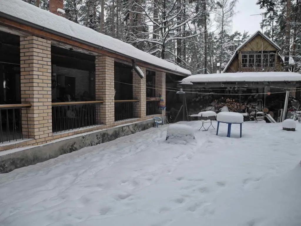 Кирпичная дача в лесу, фото 10