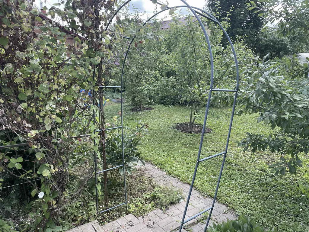 Белый дом с синим забором, фото 13