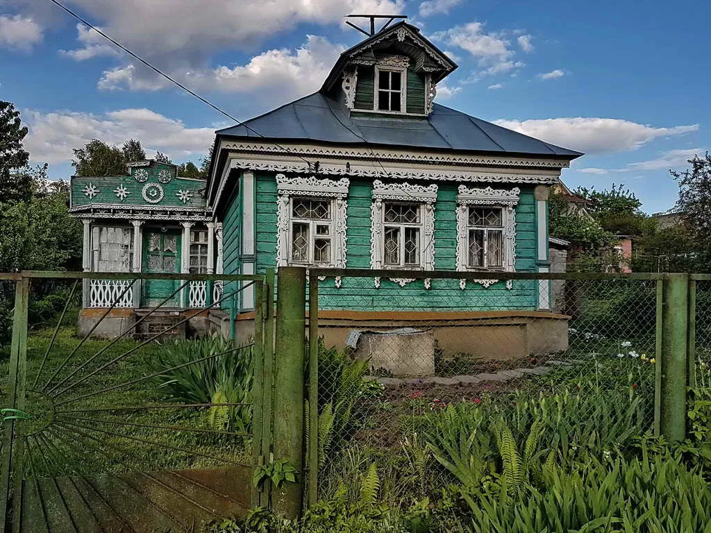 Резная дача в зелени, фото 5