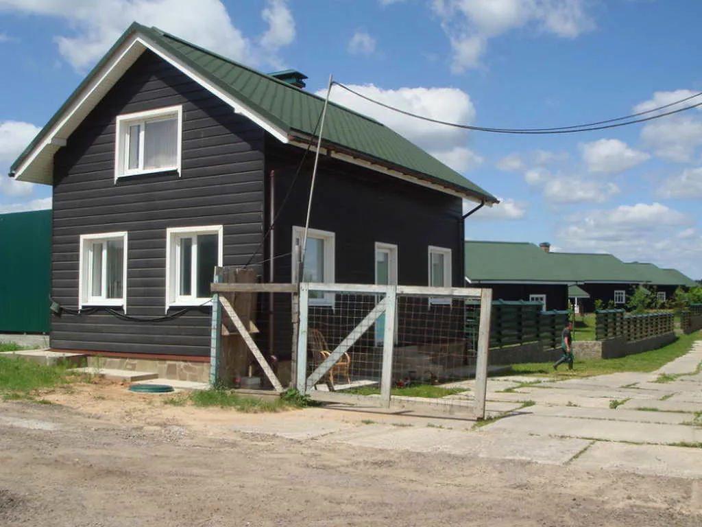 Загородный дом с зелёной крышей, фото 2