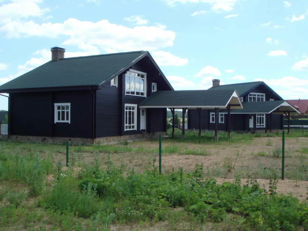 Загородный дом с зелёной крышей, фото 20