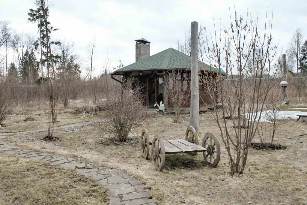Деревянный дом с кругом, фото 8