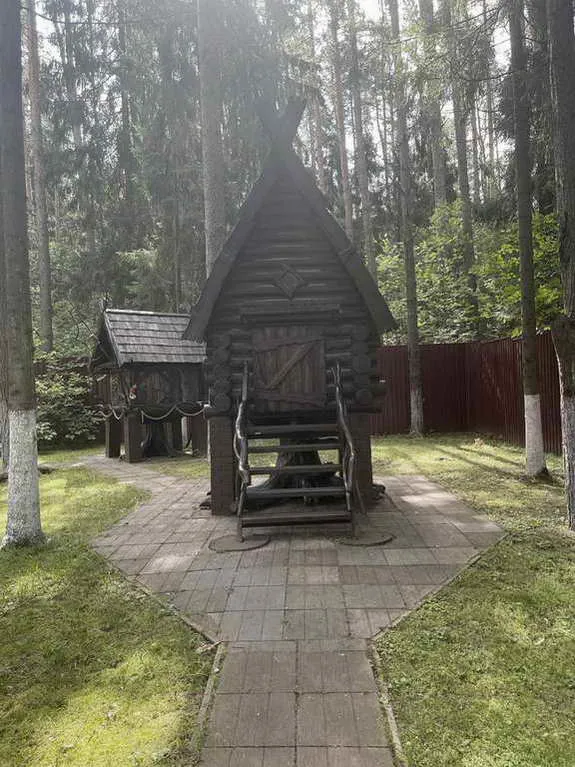 Деревянный дом в соснах, фото 18