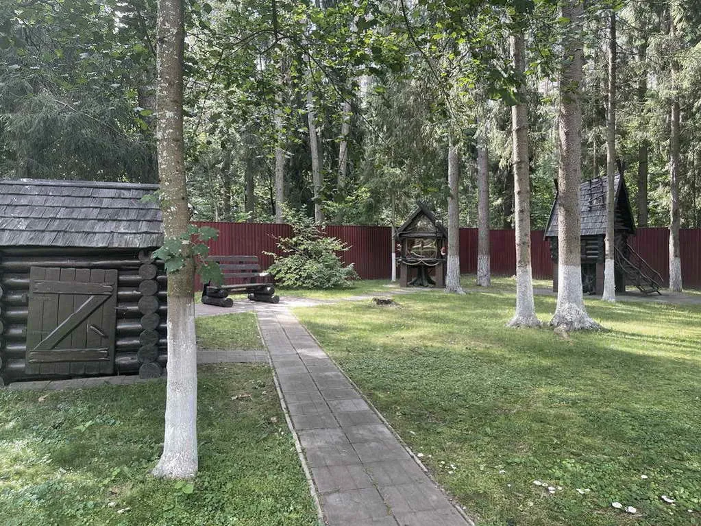 Деревянный дом в соснах, фото 12