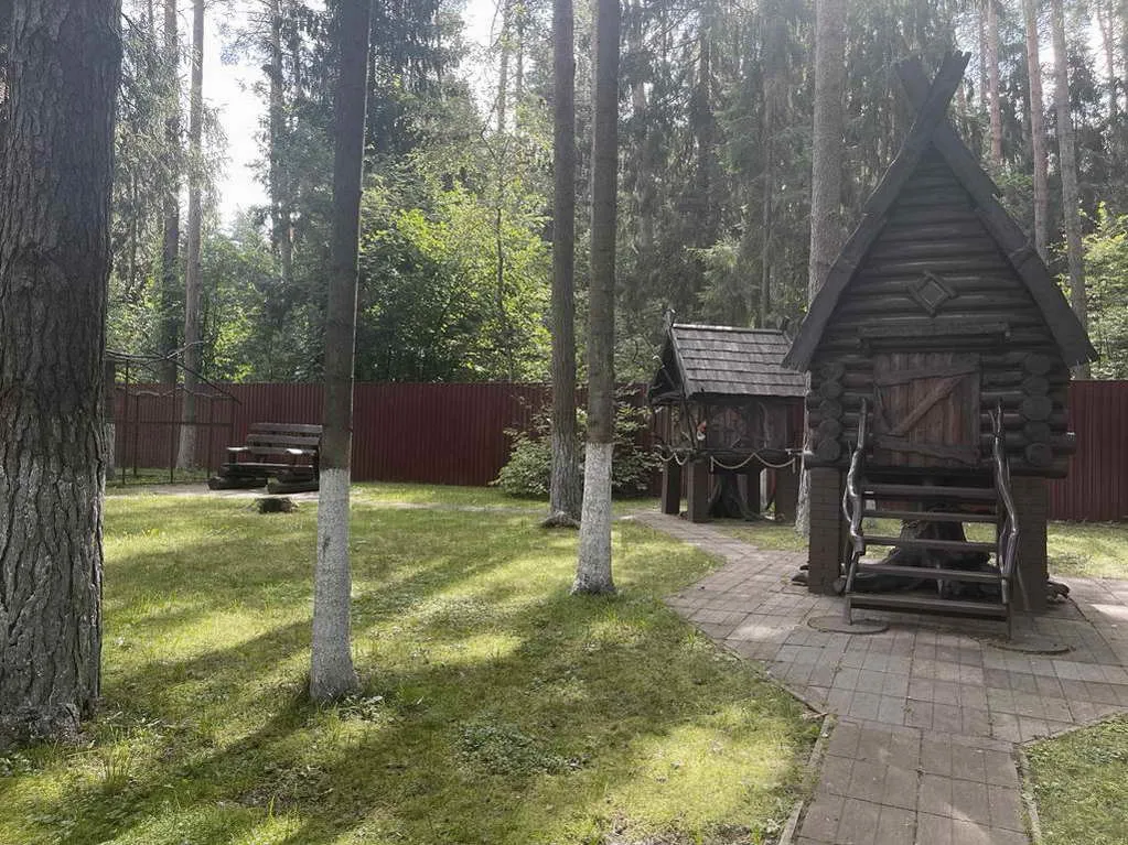 Деревянный дом в соснах, фото 19