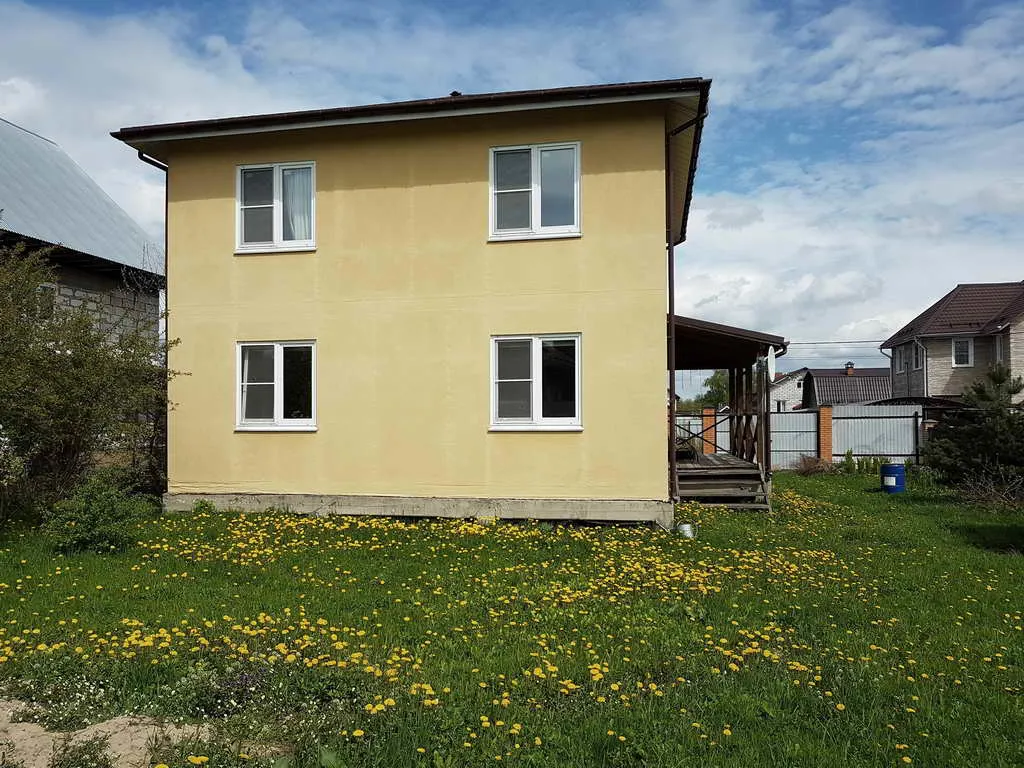 Желтый дом с верандой, фото 15