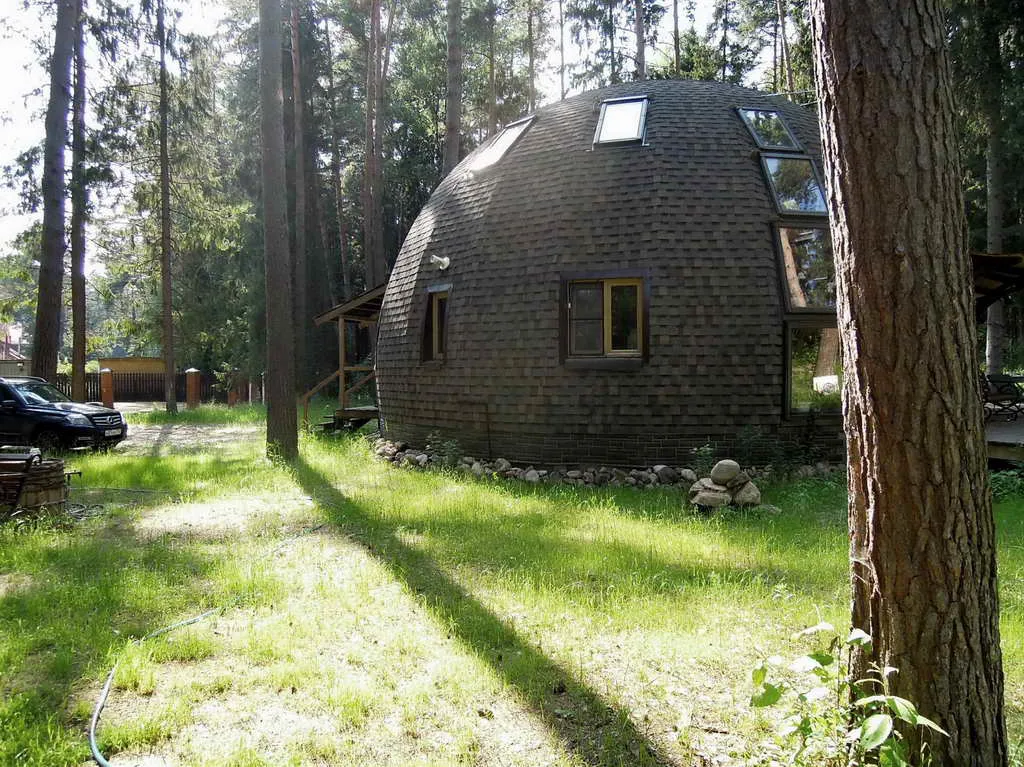 Купольный дом в лесу, фото 21