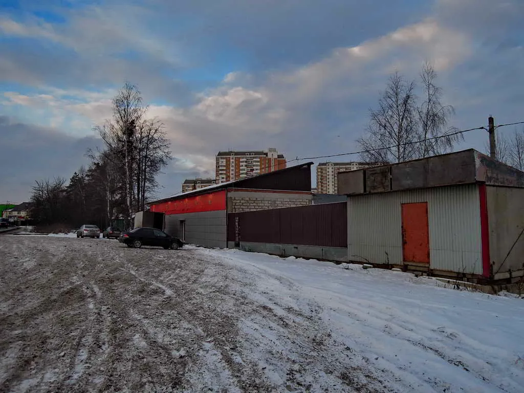 Панорамный флигель серого дома, фото 1