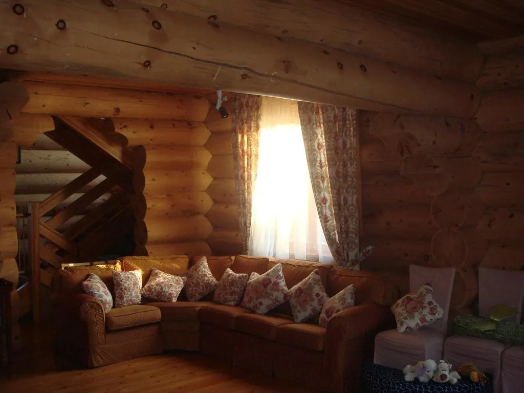 Дача из оцилиндрованного бревна, фото 18