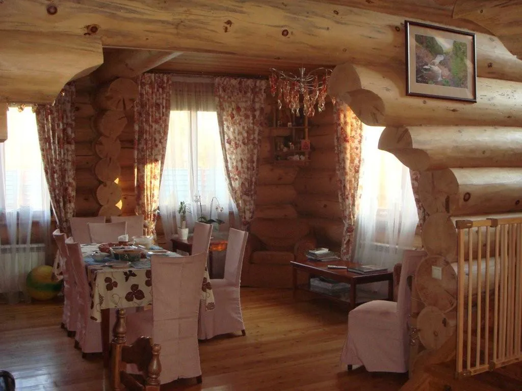 Дача из оцилиндрованного бревна, фото 19