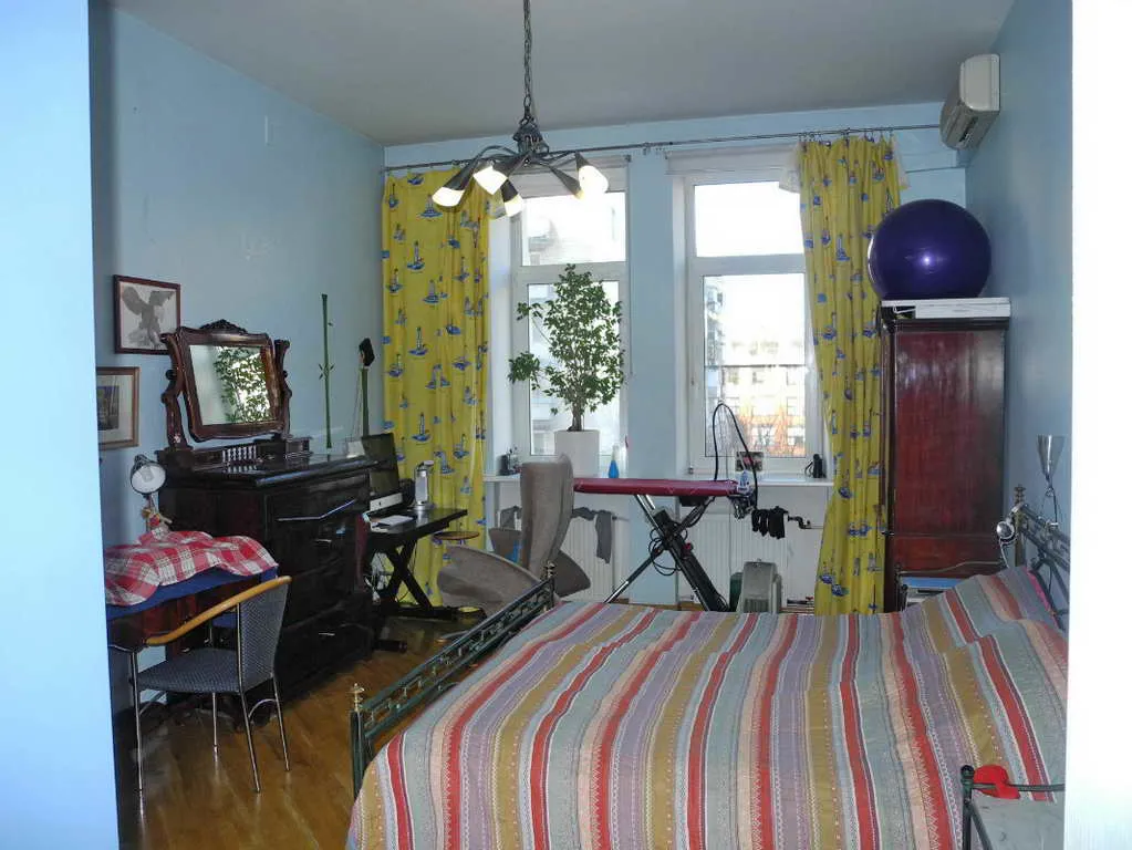 Ретро-квартира с бирюзовыми стенами, фото 16