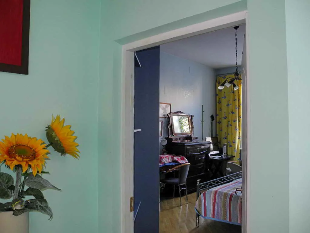 Ретро-квартира с бирюзовыми стенами, фото 15