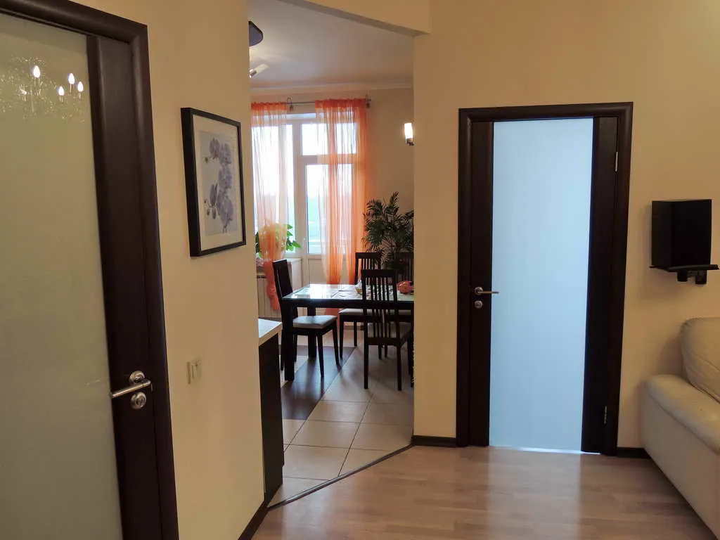 Квартира с перегородкой из стеклоблоков, фото 4