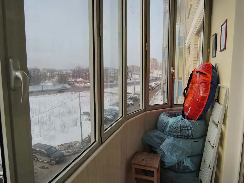 Квартира с перегородкой из стеклоблоков, фото 11