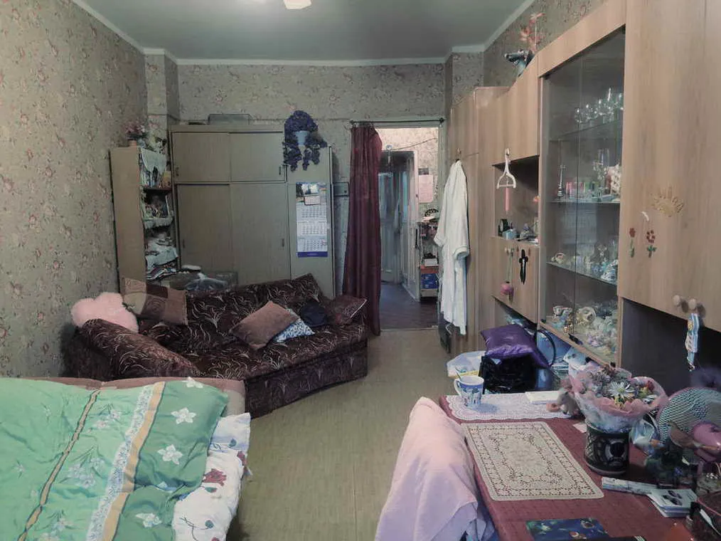 Ретро-квартира с обоями в цветочек, фото 10