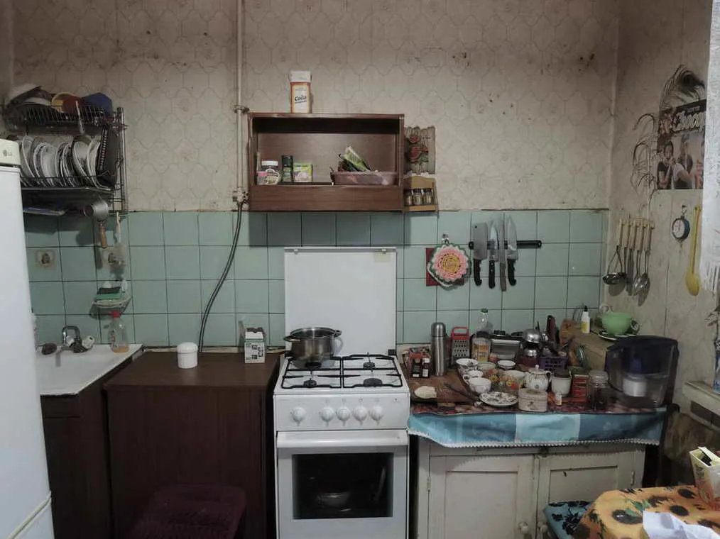 Ретро-квартира с обоями в цветочек, фото 15