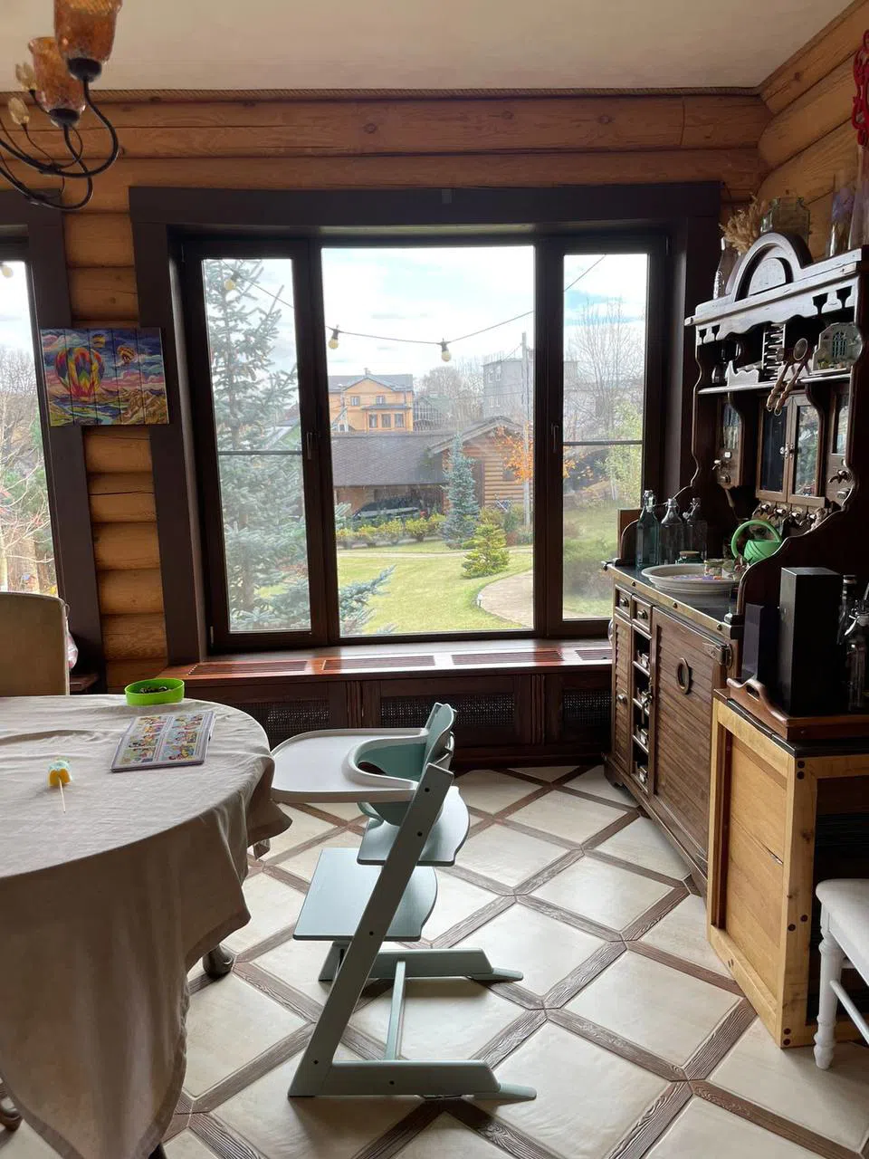 Дача из сруба с камином, фото 4