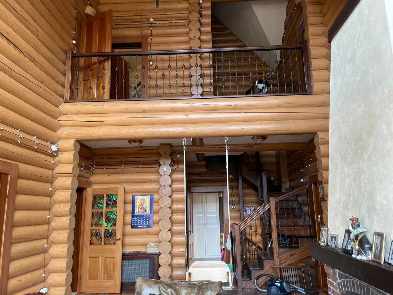 Дача из сруба с камином, фото 8