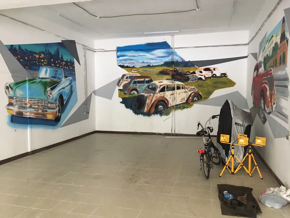 Автосервис с граффити, фото 9