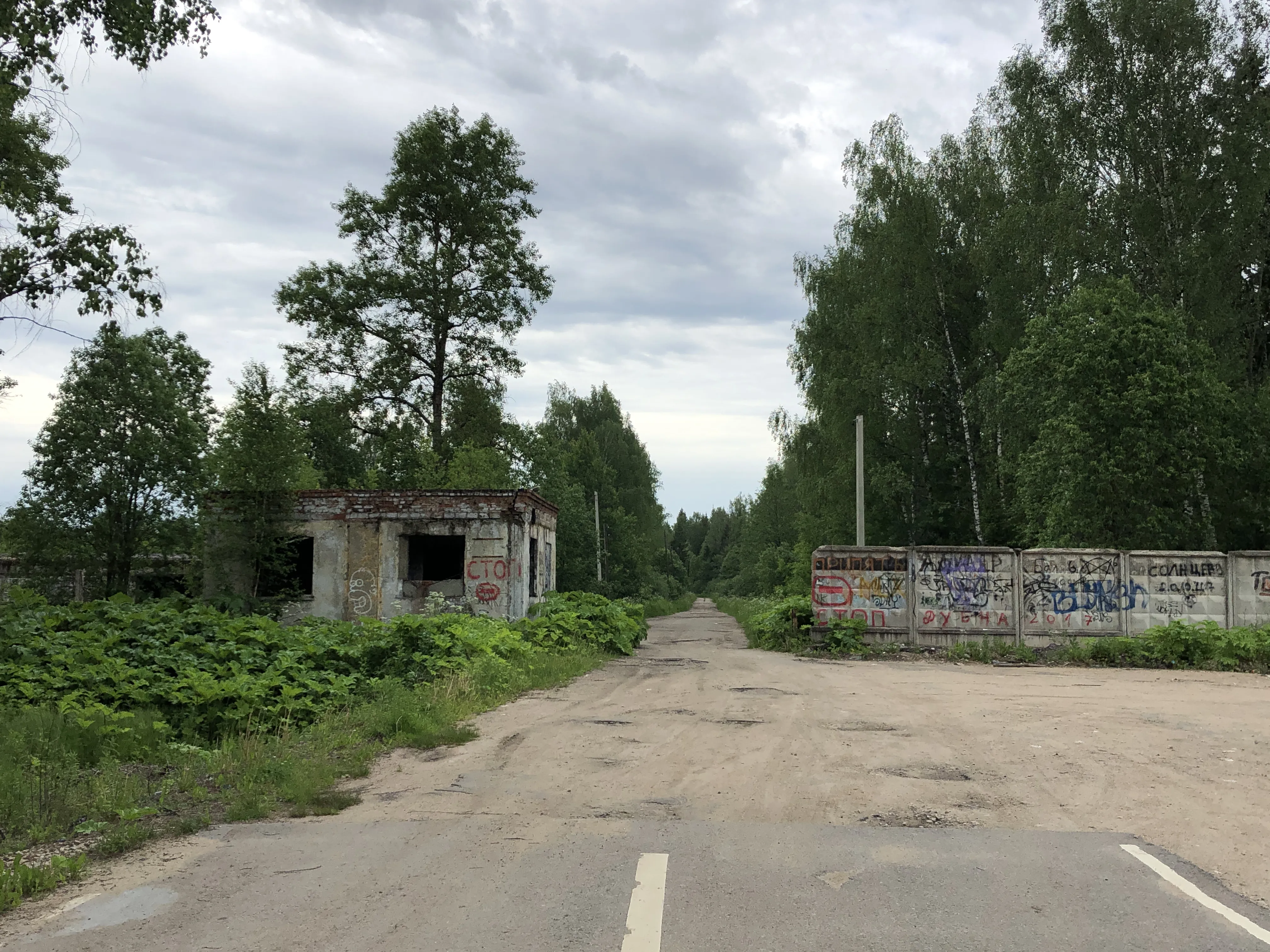 Заброшенная промзона у леса, фото 4