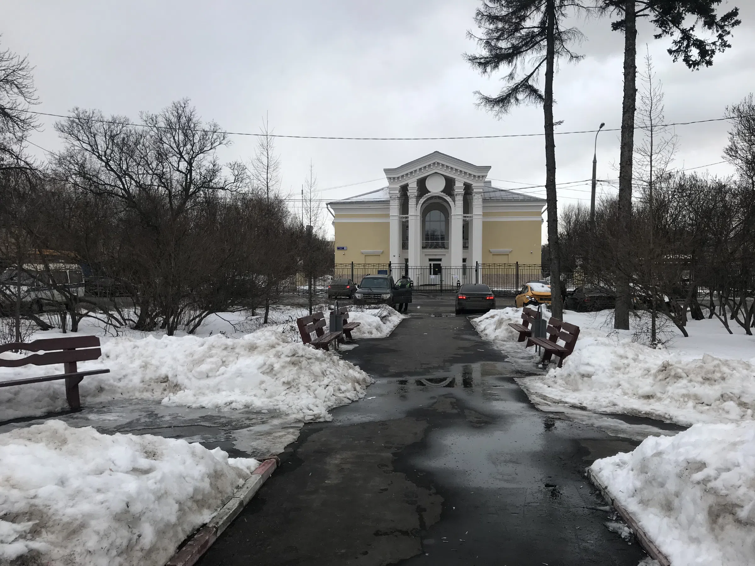 Зимний парк с дворцом, фото 5