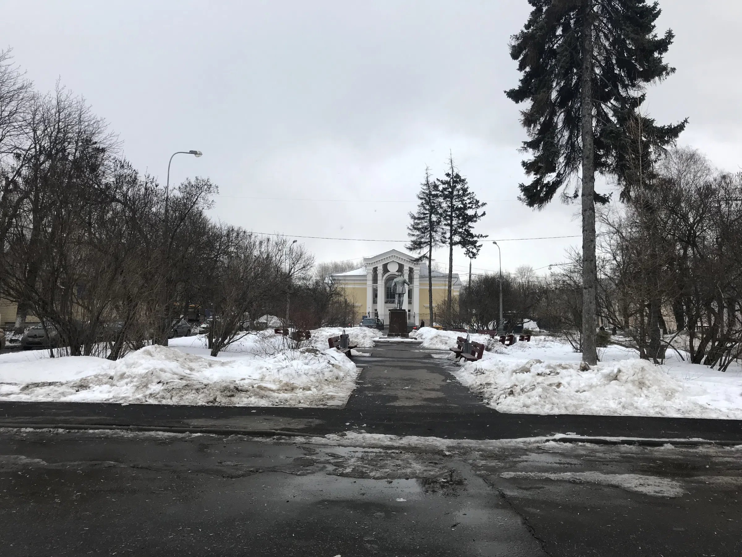 Зимний парк с дворцом, фото 8