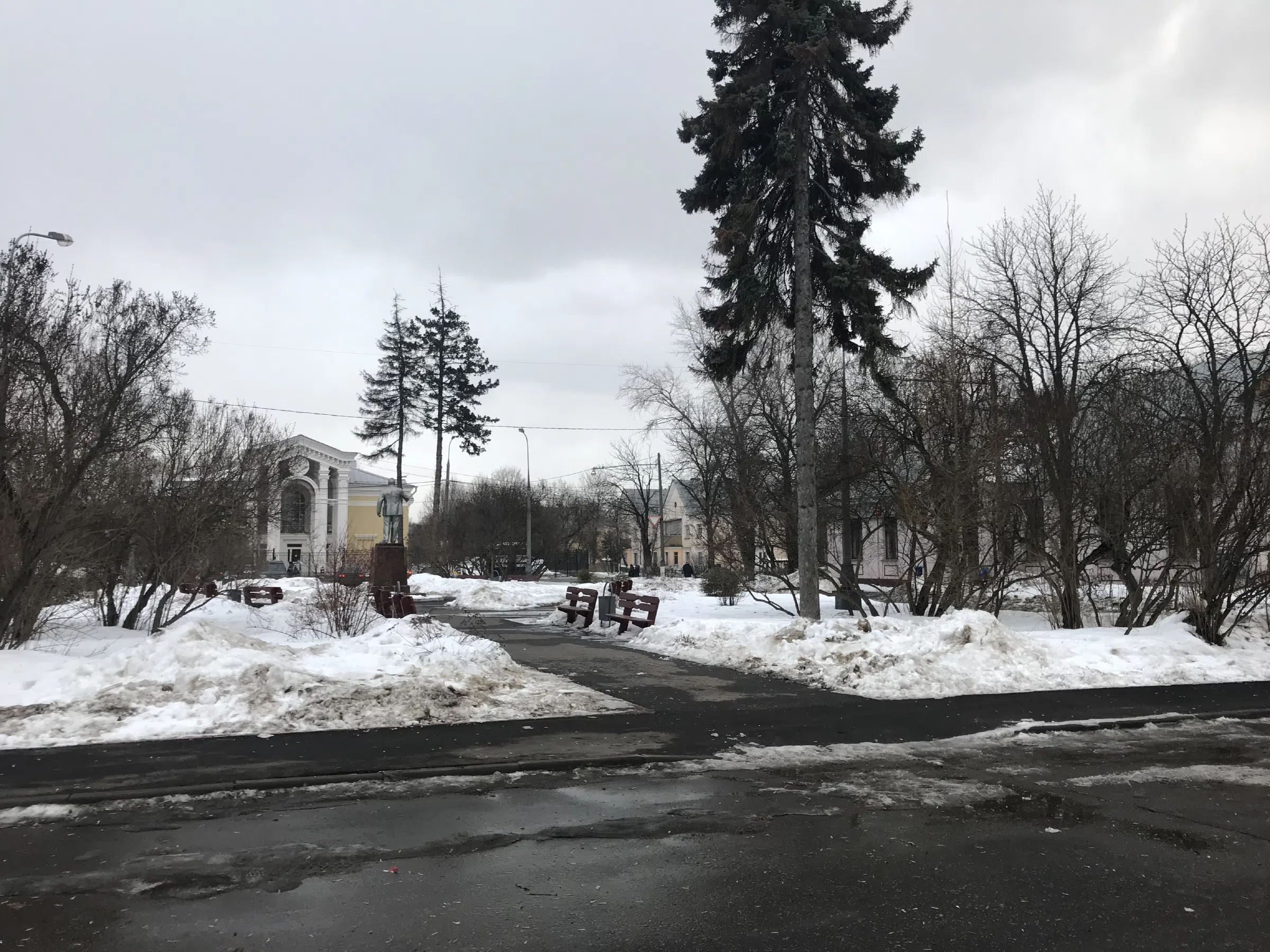 Зимний парк с дворцом, фото 9