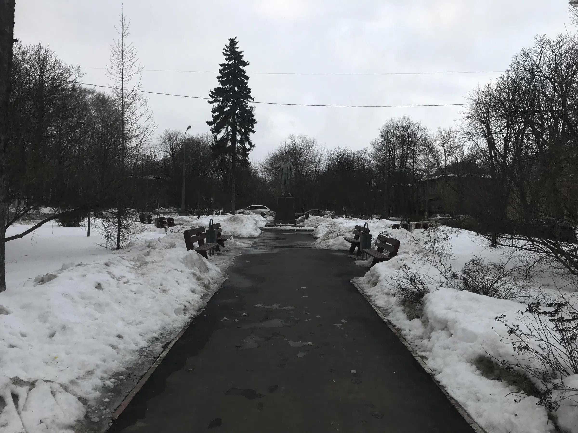 Зимний парк с дворцом, фото 3