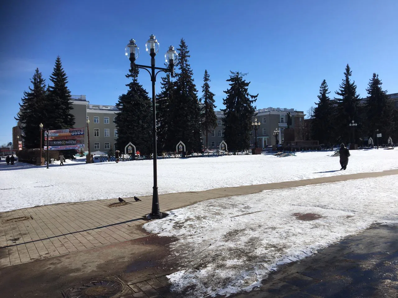 Зимний сквер с колоннадой, фото 8