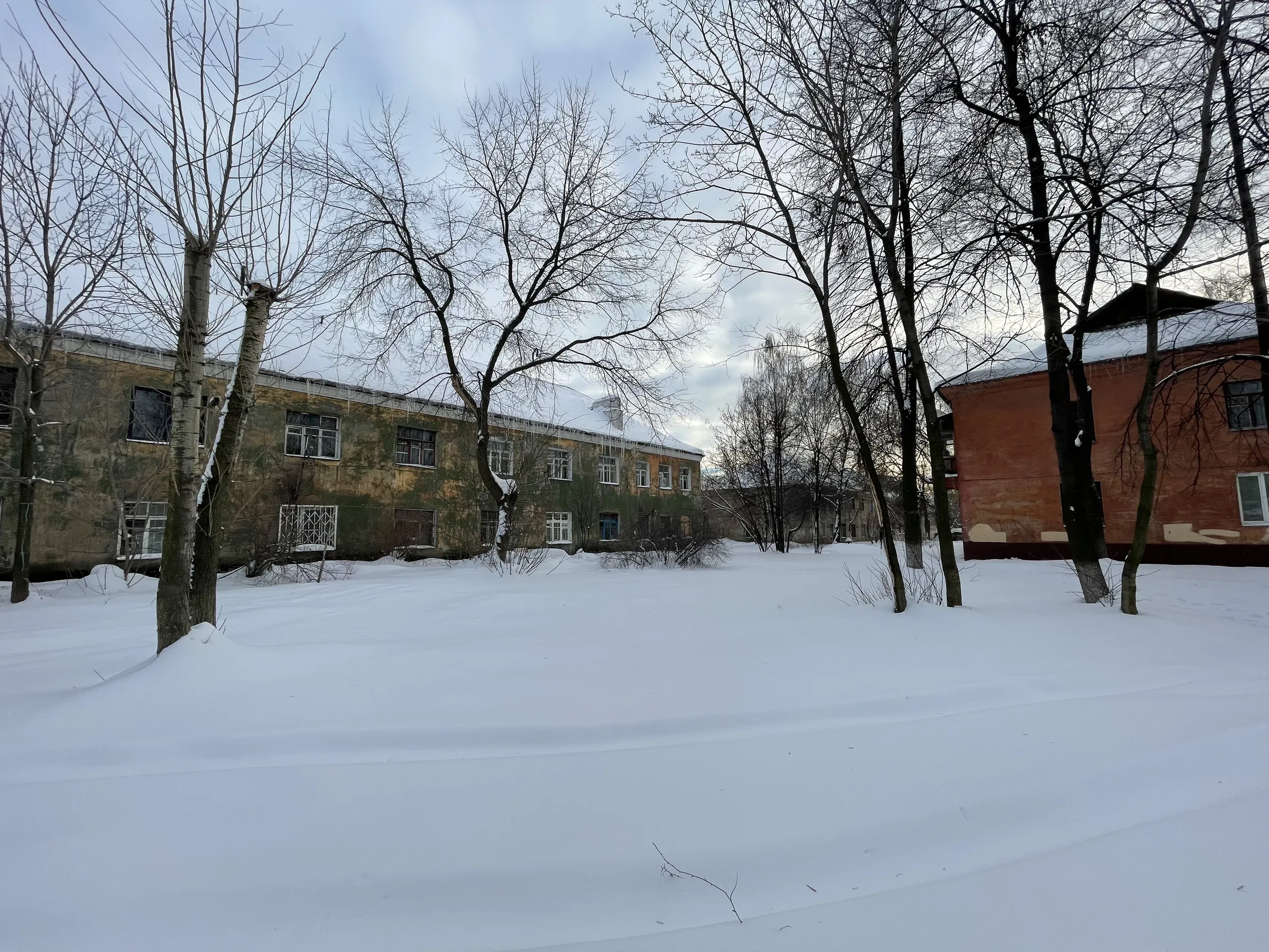 Жёлтая сталинка деревня, фото 22