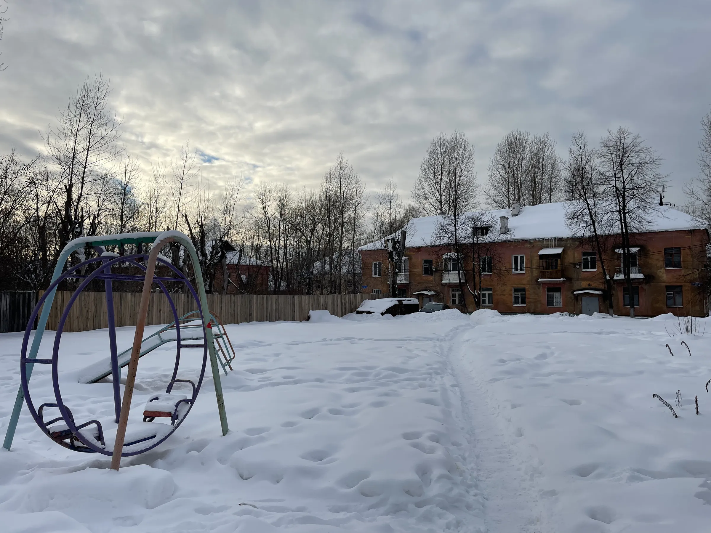 Жёлтая сталинка деревня, фото 19