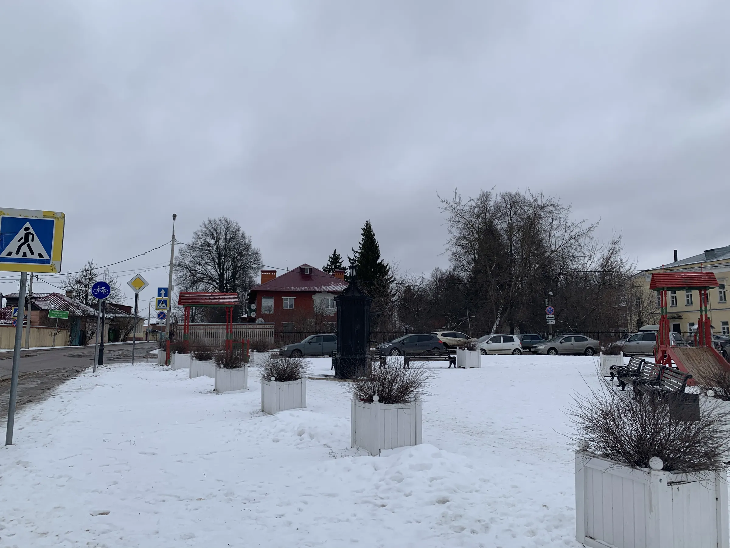 Зимняя городская площадь, фото 11