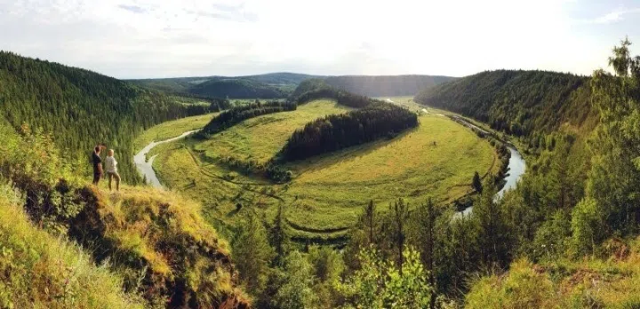Панорама речной излучины, фото 2