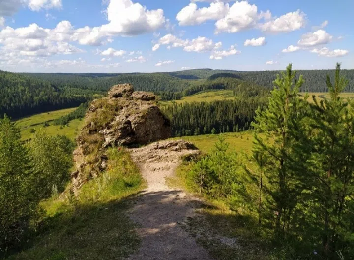 Панорама речной излучины, фото 1