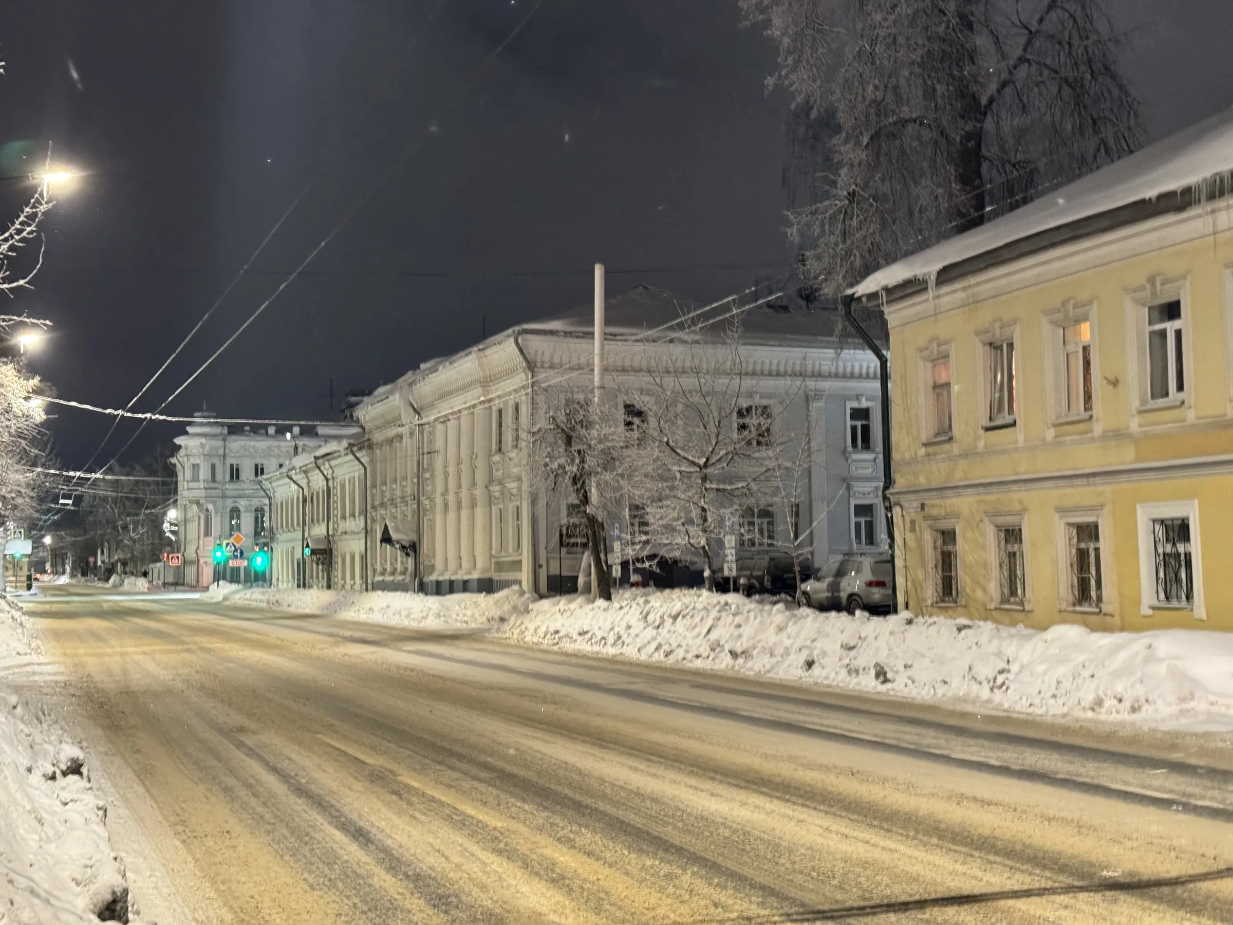Ночная зимняя улица, фото 3