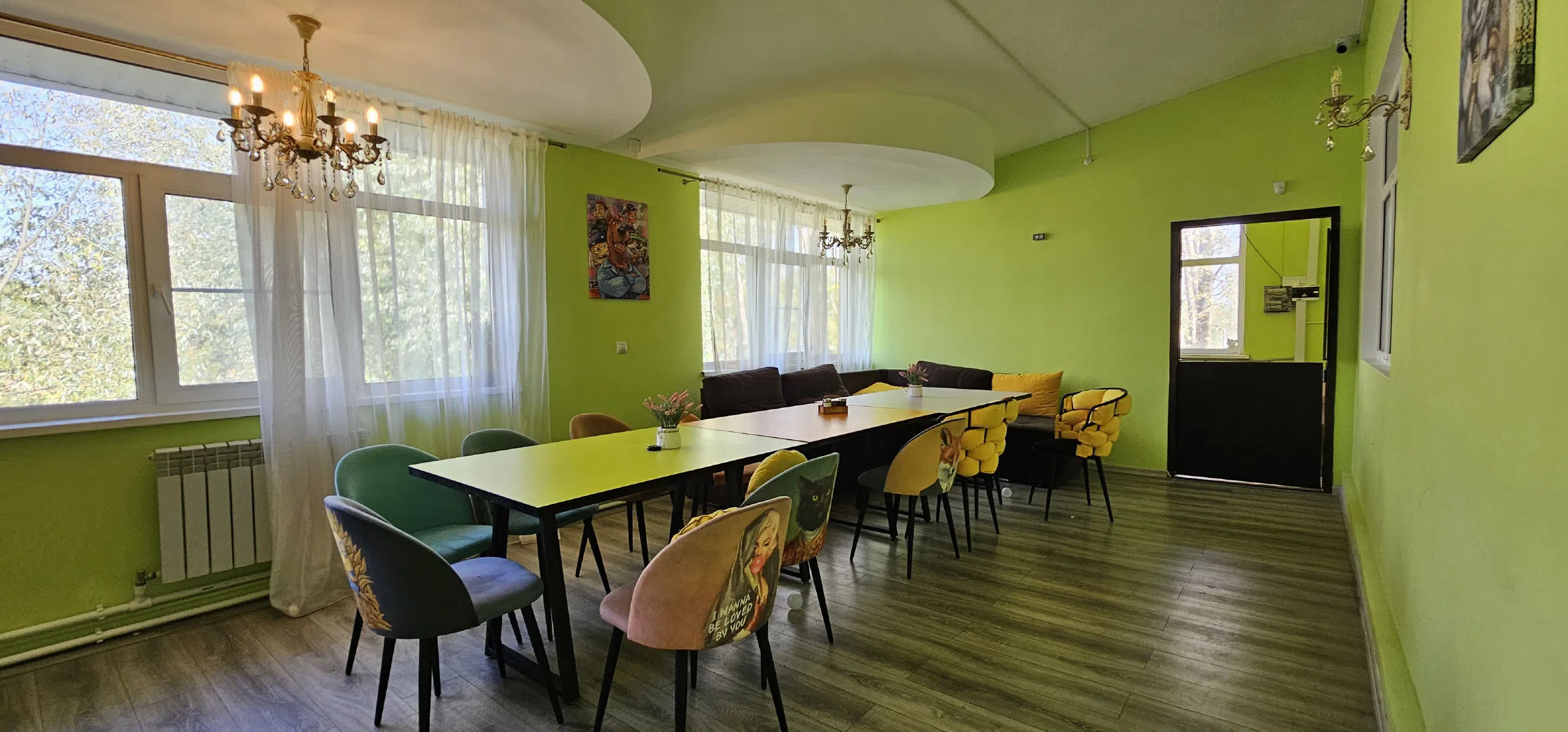 Кафе в зеленом цвете, фото 3