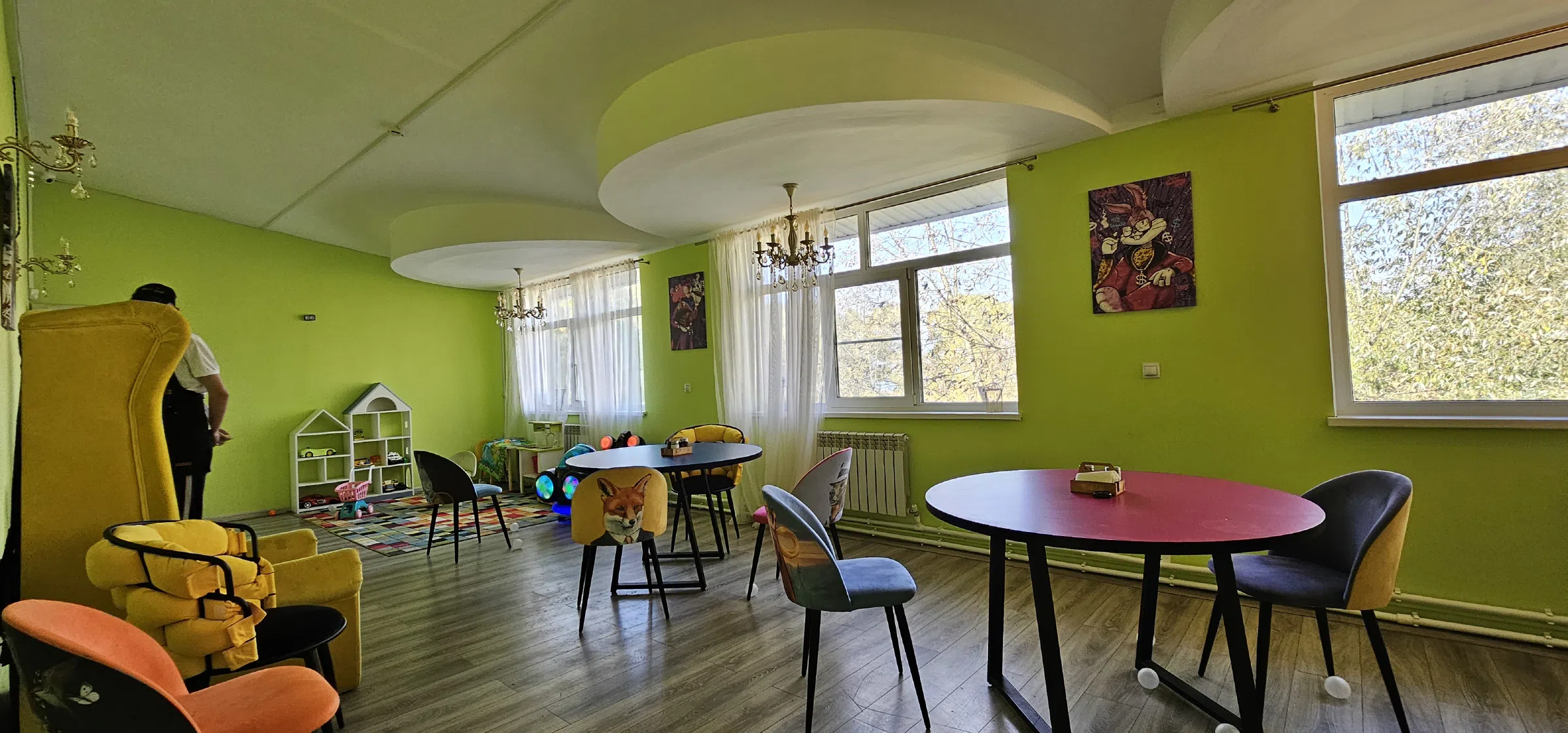 Кафе в зеленом цвете, фото 4