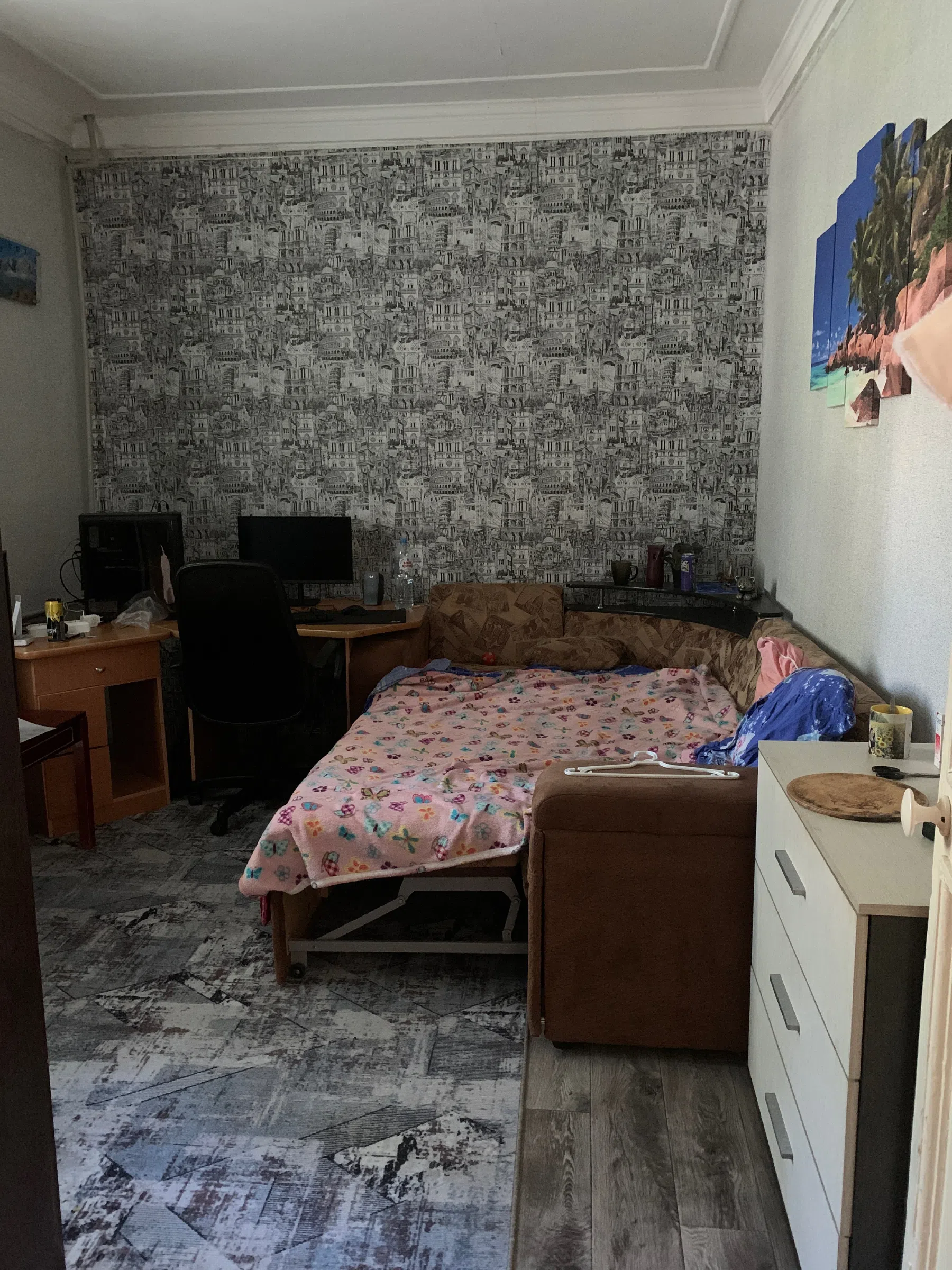 Ретро-квартира с мебельной стенкой, фото 11