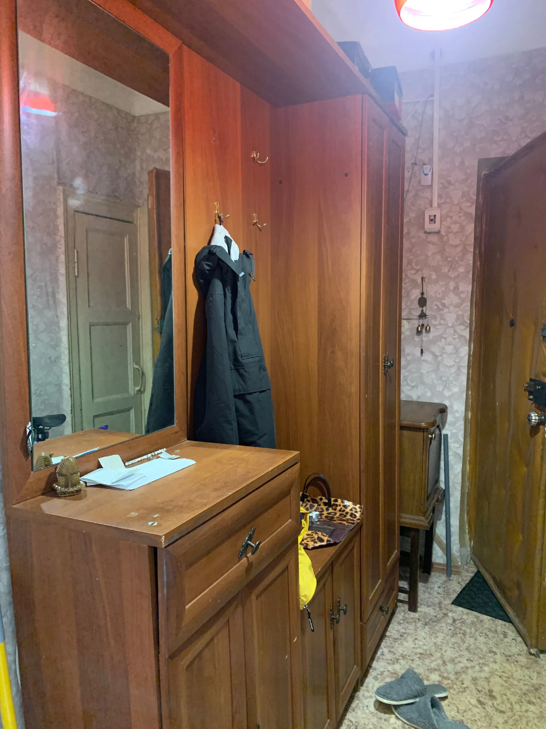 Ретро-квартира с мебельной стенкой, фото 9
